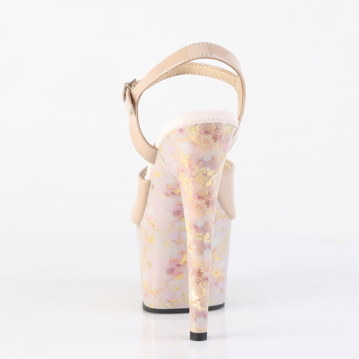 7" Heel, 2 3/4" PF Ankle Strap Sandal (Pleaser ADO709MB/ND/BH-G)