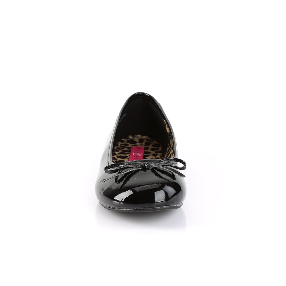 Ballet Flat W/ Bow Accent (Pleaser Pink Label ANNA01/B)