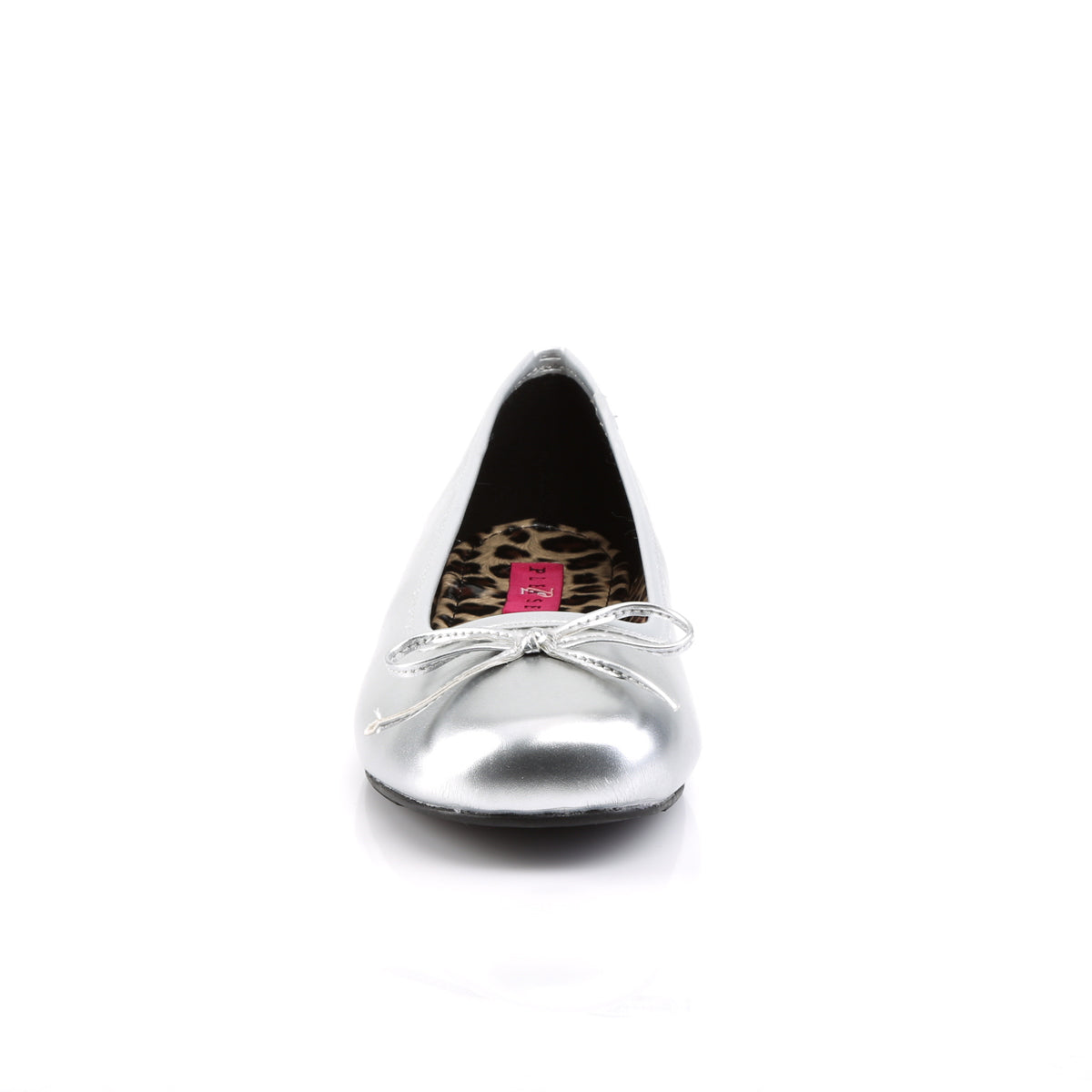 Ballet Flat W/ Bow Accent (Pleaser Pink Label ANNA01/B)