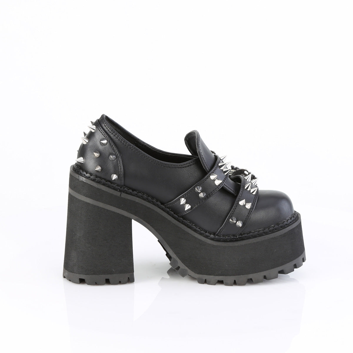 4 3/4" Heel, 2 1/4" PF Loafer (Demonia ASST38/BVL)