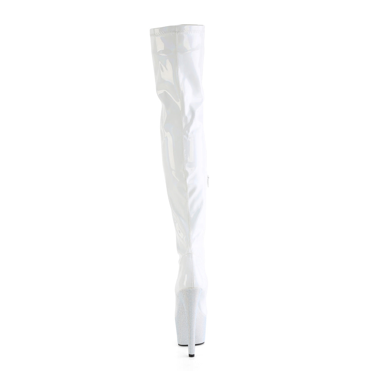 *7" Heel, 2 3/4" PF Stretch Thigh Boot w/RS, Side Zip (Pleaser BEJ3000-7/BPHG/BPRS)