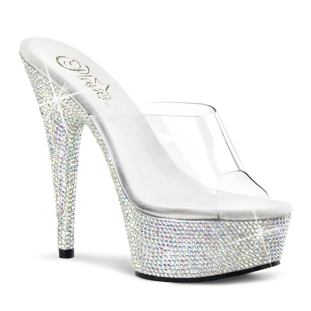 6" Heel, 1 3/4" PF Slide (Pleaser BEJ601DM/C/SMCRS)