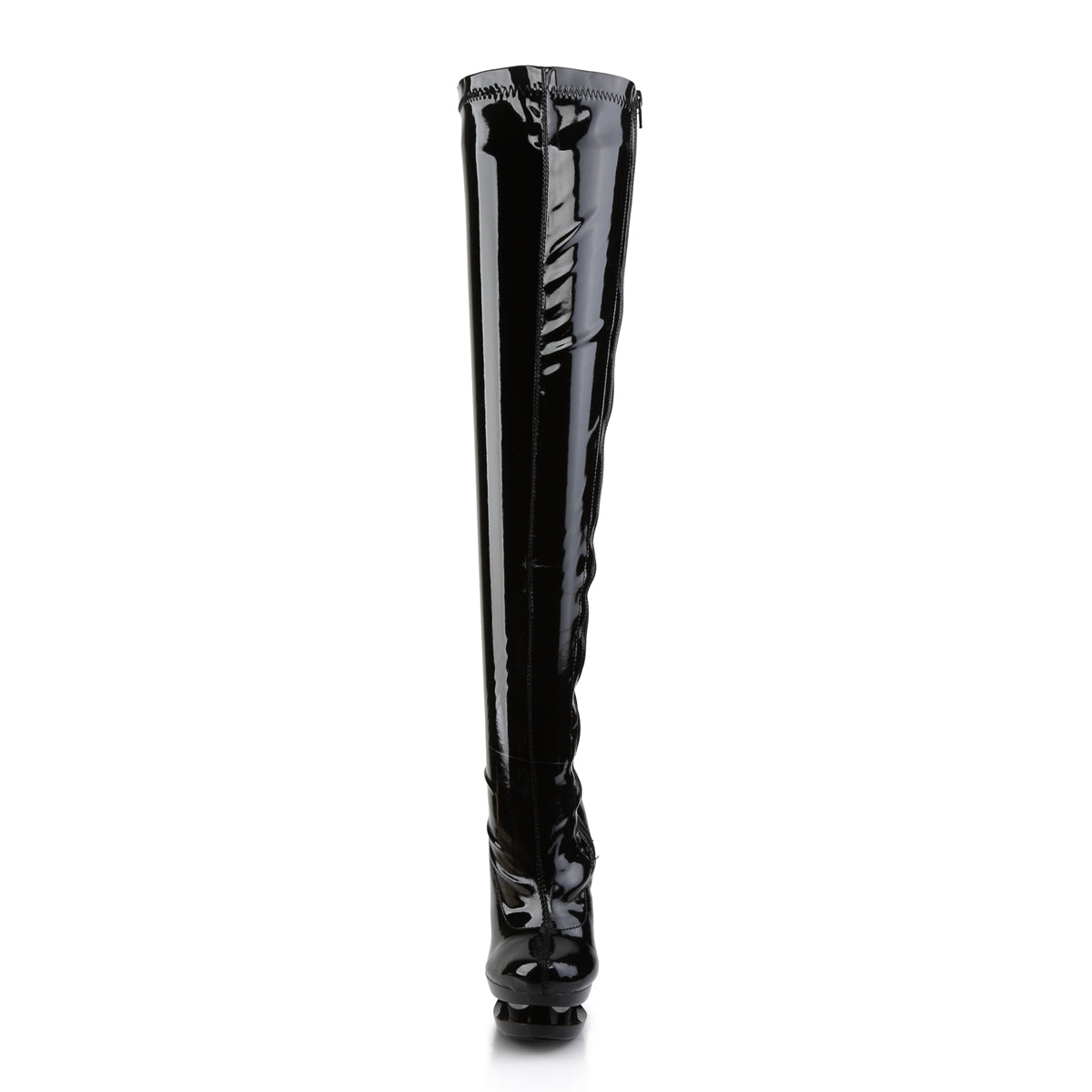 *6" Heel, 1 1/2" Dual PF Thigh High Boot (Pleaser BL3000/B/B-PCH)