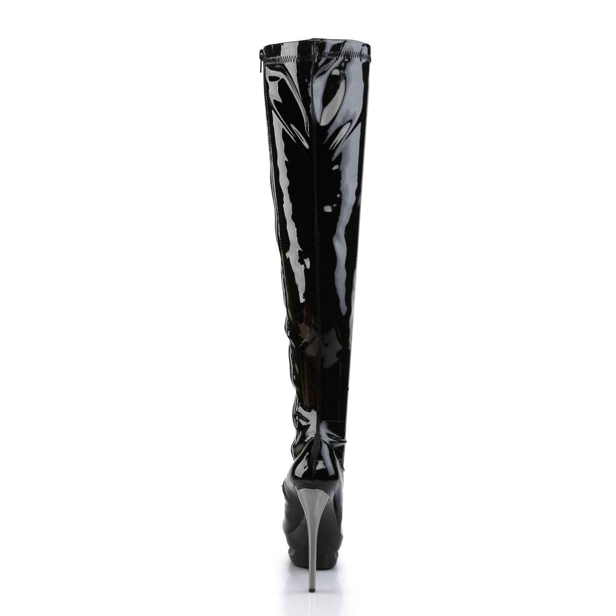 *6" Heel, 1 1/2" Dual PF Thigh High Boot (Pleaser BL3000/B/B-PCH)