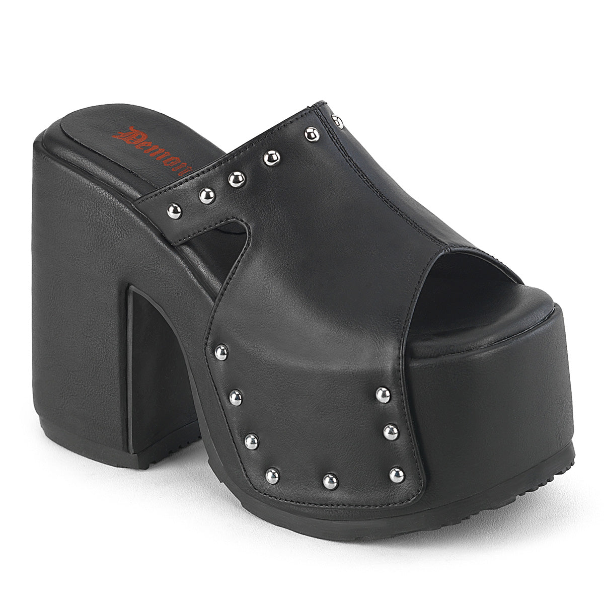 5" Chunky Heel, 3" Platform Slide (Demonia CAM109/BVL)