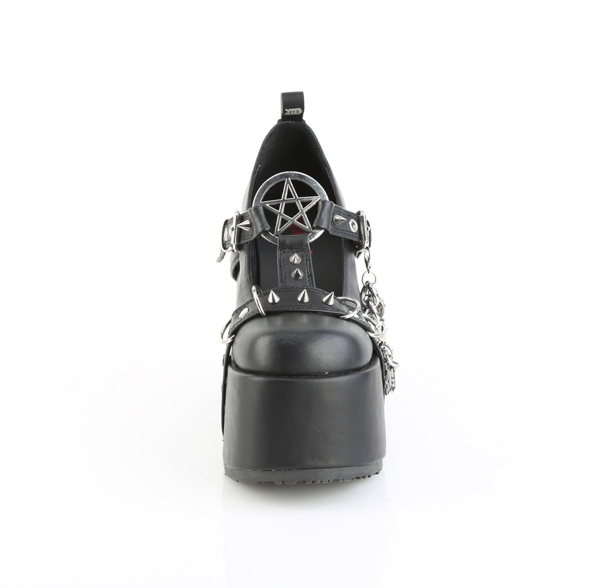 5" Chunky Heel, 3" Platform Eyelet T-Strap Maryjane (Demonia CAM33/BVL)