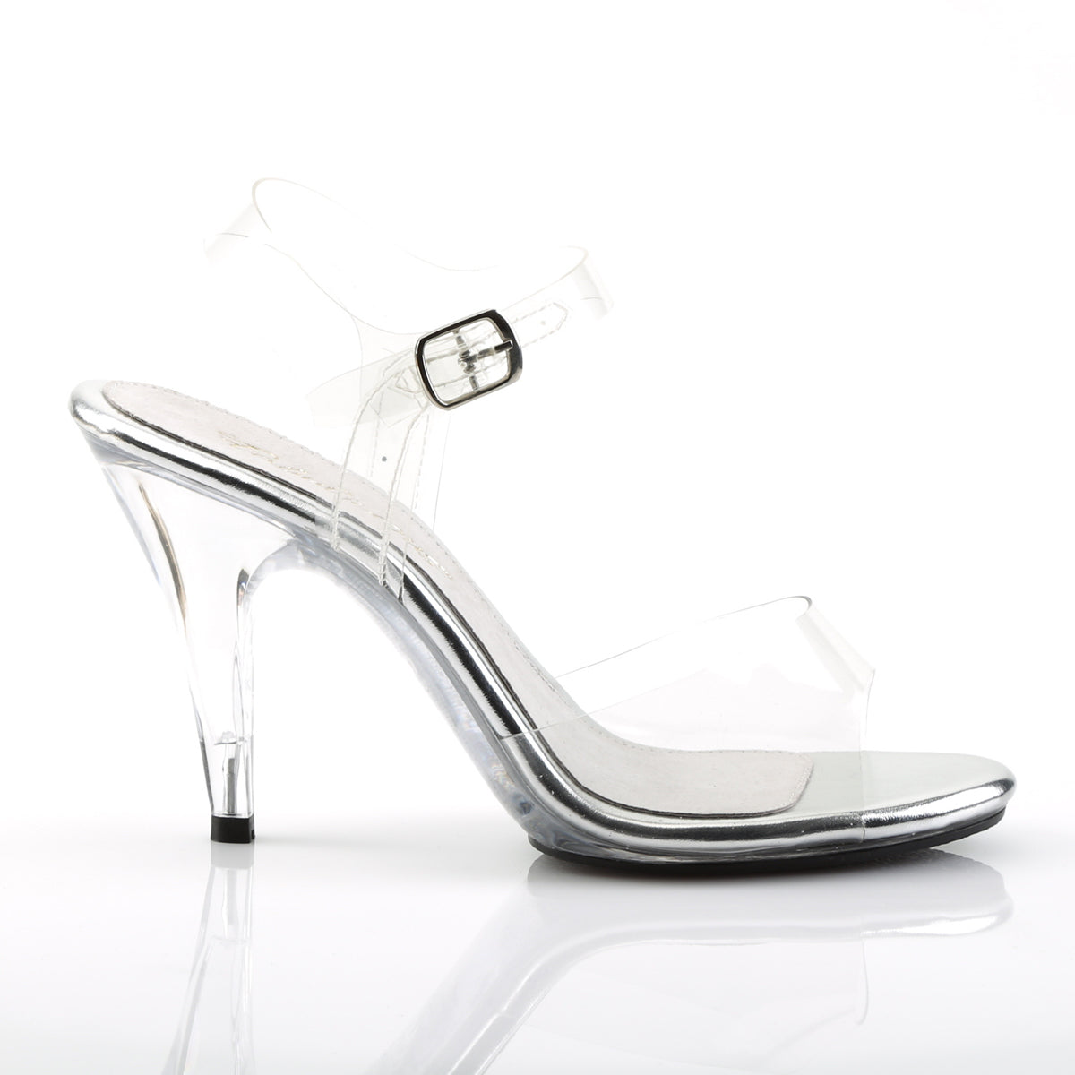 4" Heel, 1/8" PF Ankle Strap Sandal (Fabulicious CAR408/C/M)