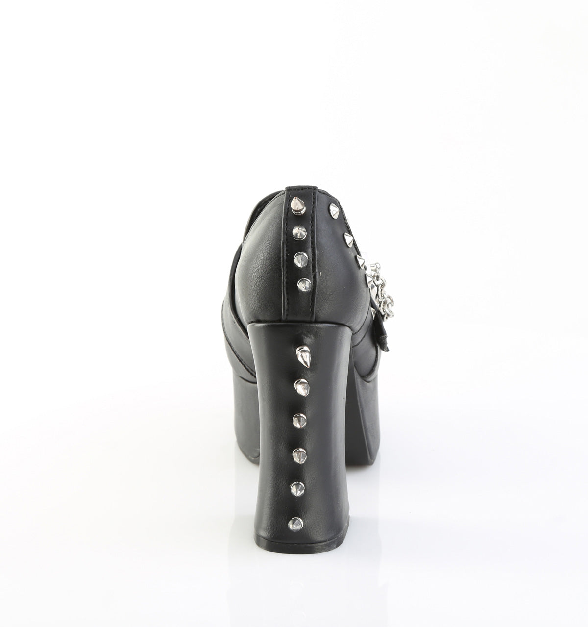 4 1/2" Heel, 2" PF Lace-Up Loafer (Demonia CHA32/BVL)