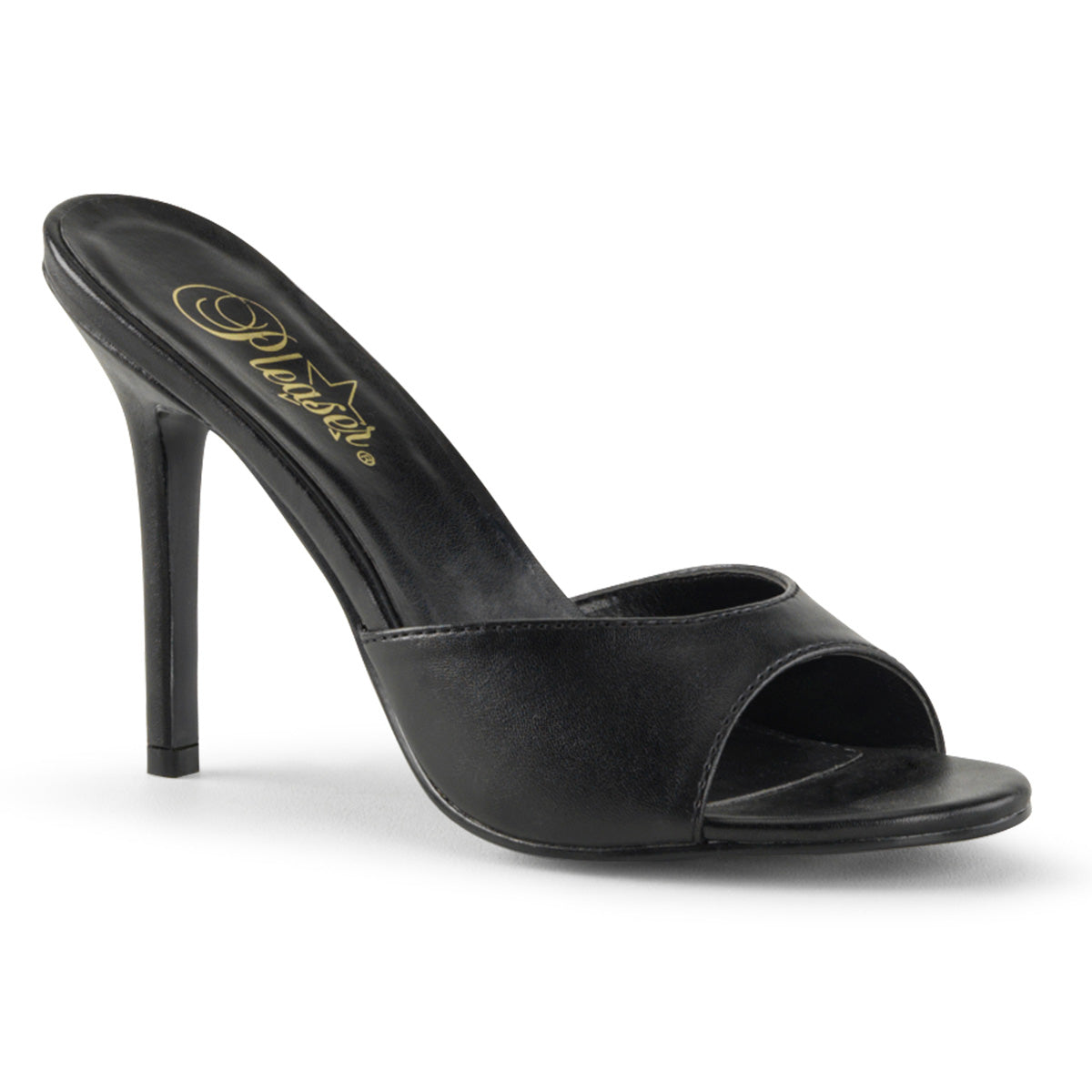 4" Heel Peep Toe Slide (Pleaser CLAS01/B)