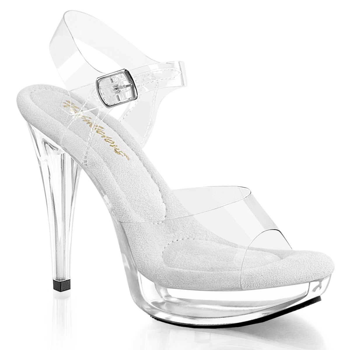 5" Heel, 1" PF Ankle Strap Sandal (Fabulicious CTAIL508/C-BP/BPT)