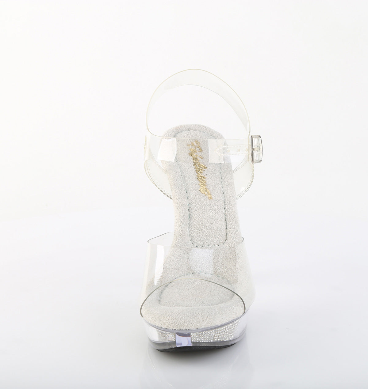5" Heel, 1" PF Ankle Strap Sandal w/RS Inserts (Fabulicious CTAIL508SRSI/C/C-SRS)