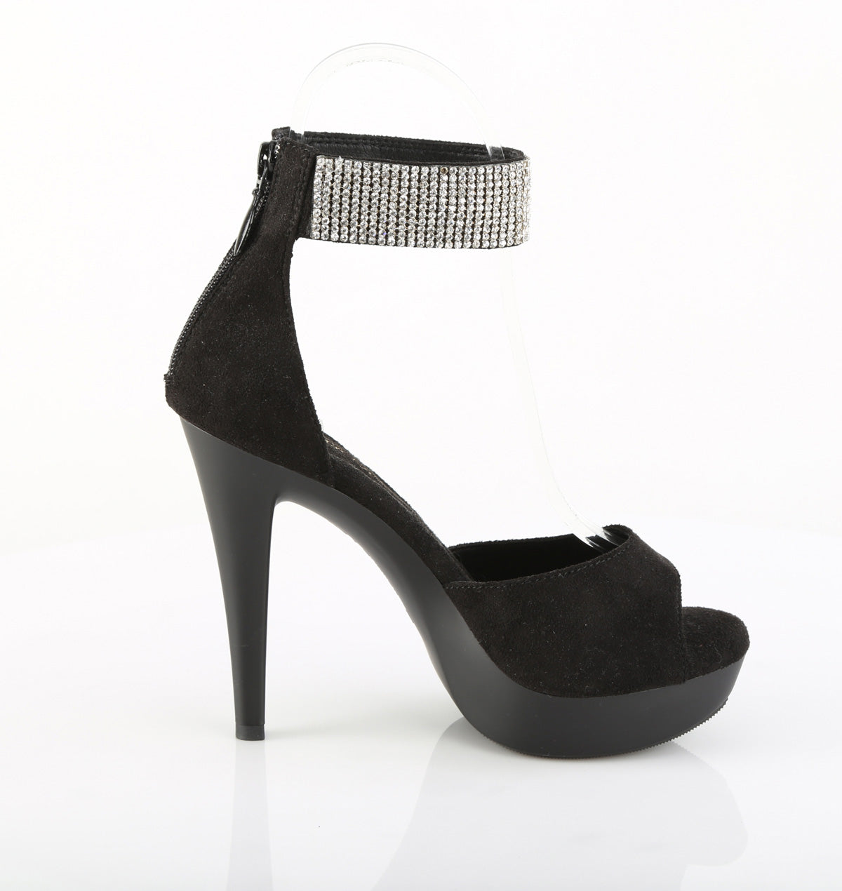 5" Heel, 1" PF d'Orsay Sandal w/RS, Back Zip (Fabulicious CTAIL525/BFS/M)