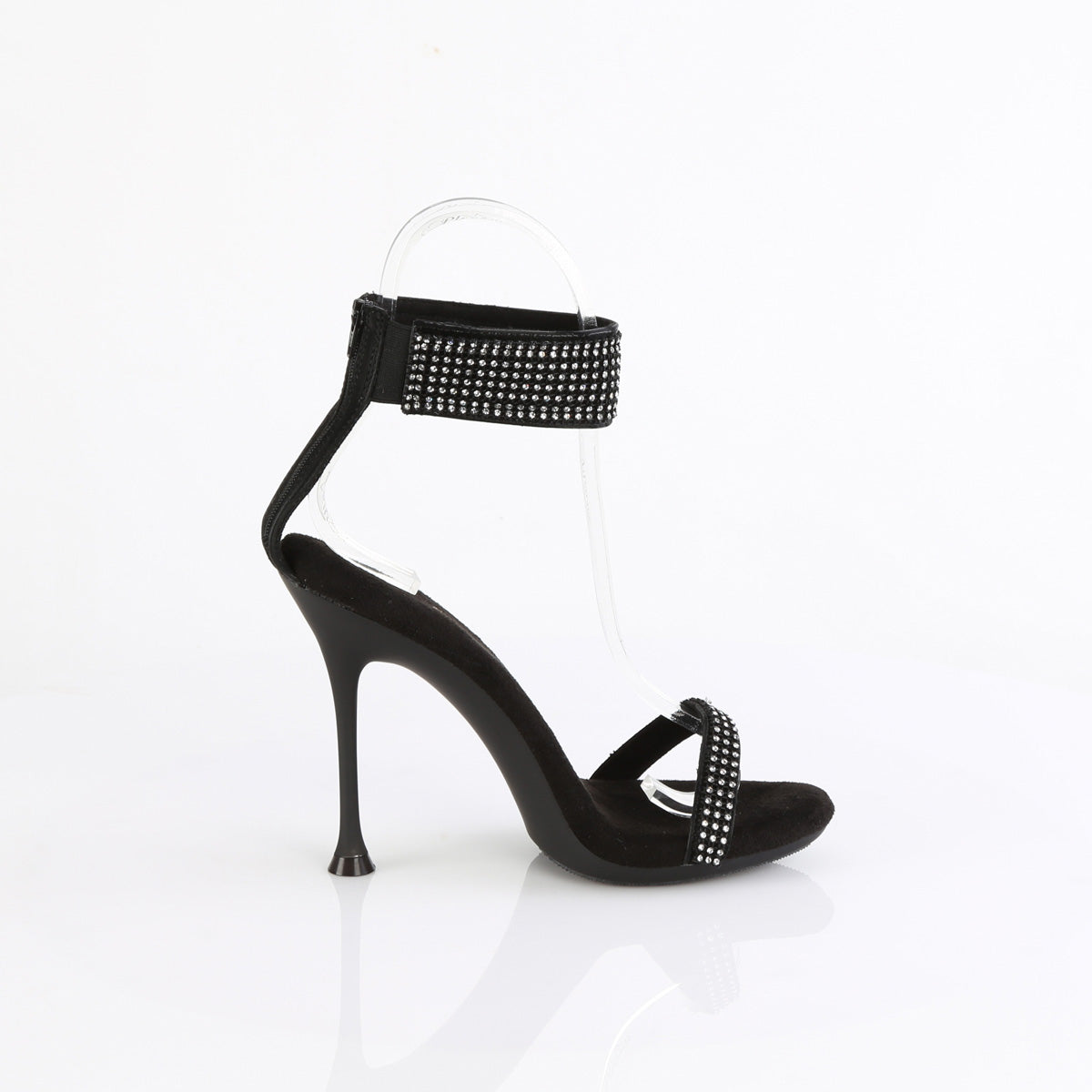 4 1/2" Heel, 2/5" PF Ankle Strap Sandal w/RS (Fabulicious CUPID440/BPU-RS/M)