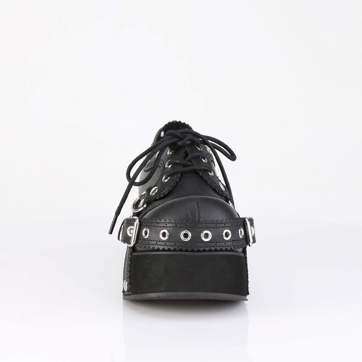 3 1/4" PF Lace-Up Oxford Shoe (Demonia DANK28/BVL)