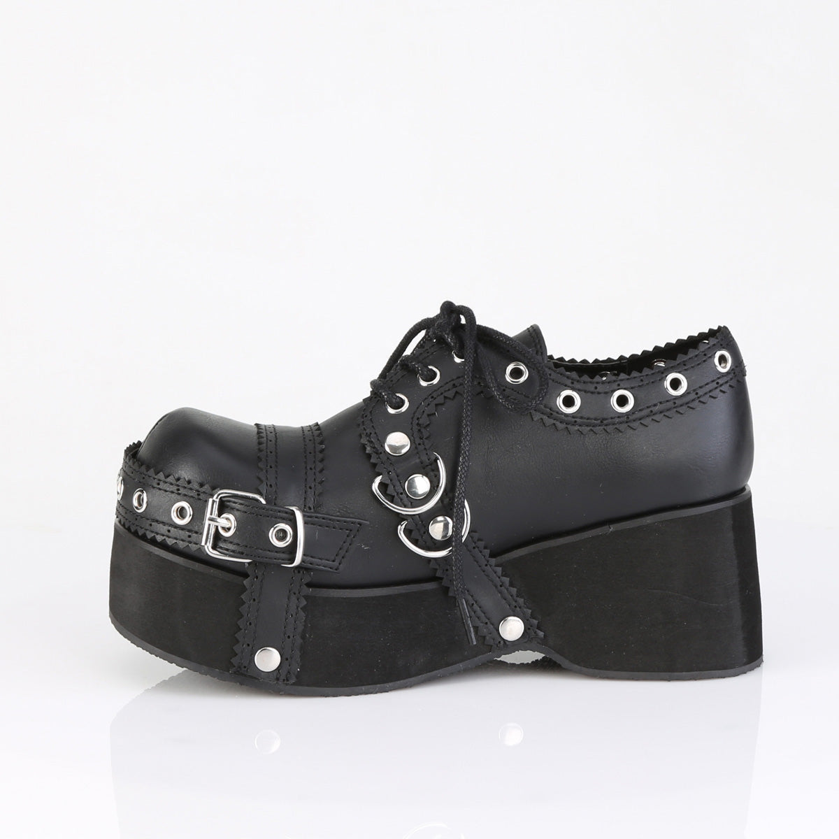 3 1/4" PF Lace-Up Oxford Shoe (Demonia DANK28/BVL)