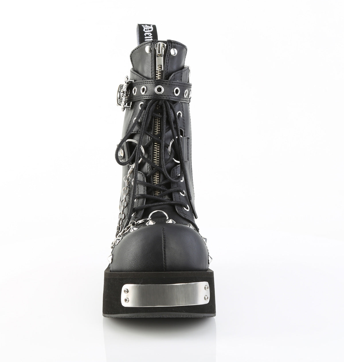3 1/4" PF Lace-Up Ankle Boot (Demonia DANK57/BVL)