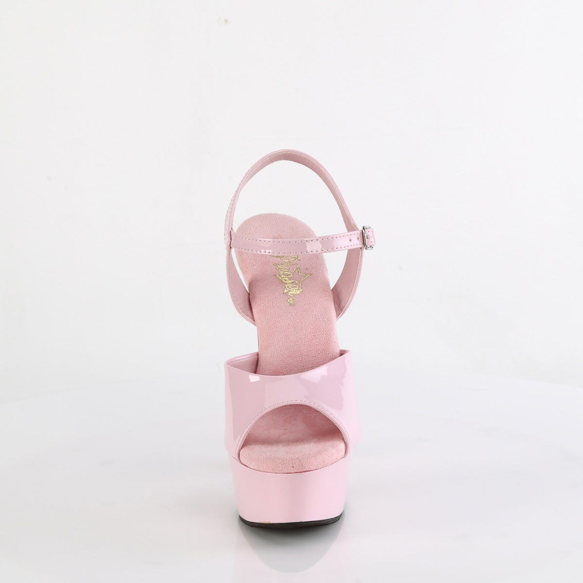 6" Heel, 1 3/4" PF Ankle Strap Sandal (Pleaser DEL609/B/M)