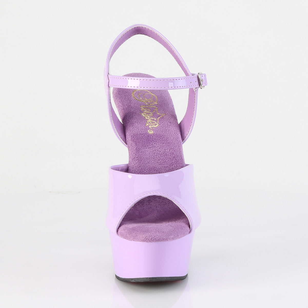 6" Heel, 1 3/4" PF Ankle Strap Sandal (Pleaser DEL609/B/M)