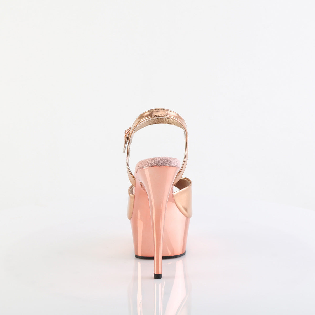 6" Heel, 1 3/4" PF Ankle Strap Sandal (Pleaser DEL609/B/M)