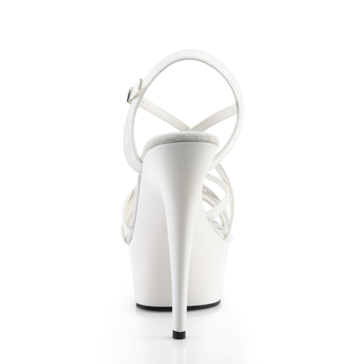 6" Heel, 1 3/4" PF Criss-Cross Strap Sandal (Pleaser DEL613/B/M)