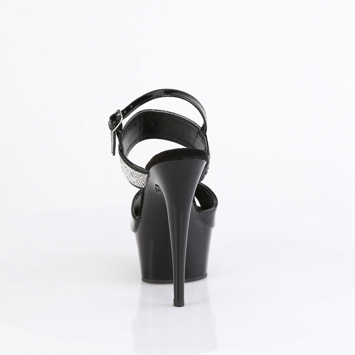 6" Heel, 1 3/4" PF Sling Back Ankle Strap Sandal (Pleaser DEL639/B/M)
