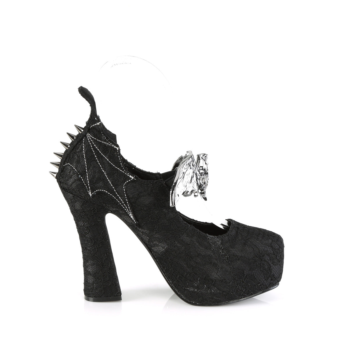 **5" Heel 1 1/2" Concealed PF Maryjane Pump (Demonia DEMON18/BSA-LC)