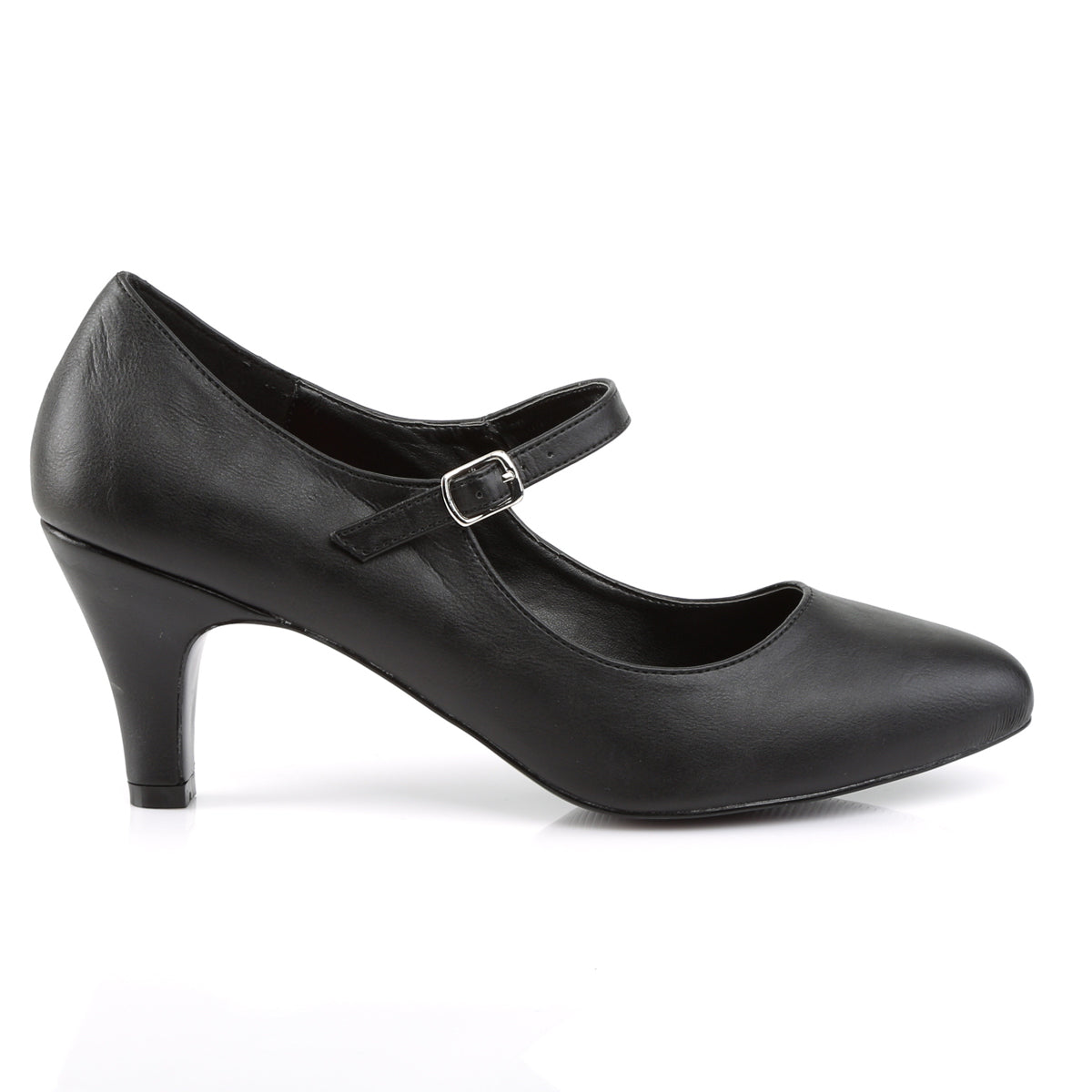3" Block Heel D'orsay Mary Jane Pump (Pleaser Pink Label DIV440/B)