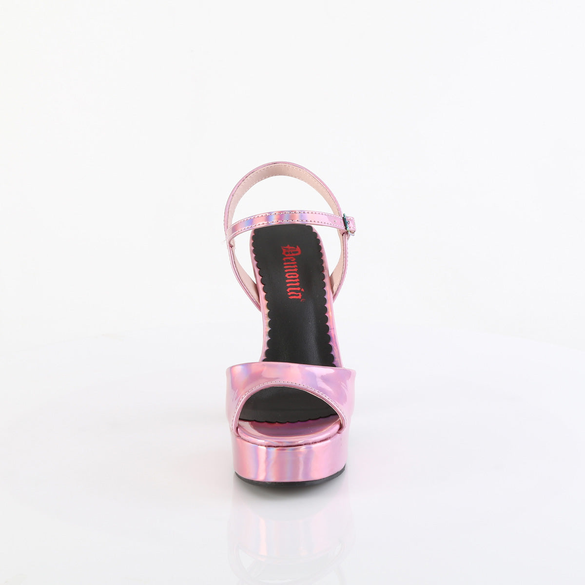 5" Chunky Heel Ankle Strap PF Sandal (Demonia DOL09/B)