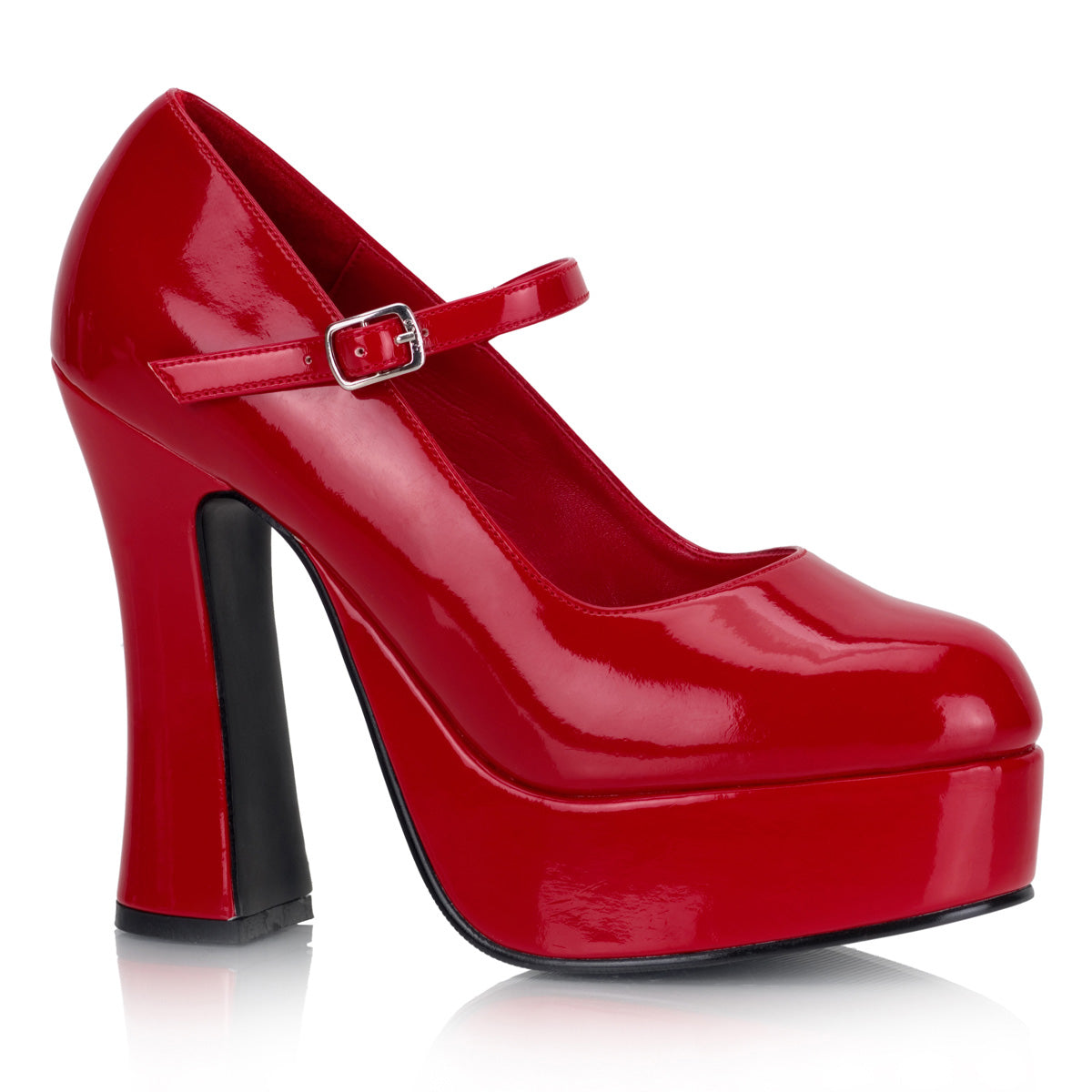 5" Chunky Heel Mary Jane PF Pump (Demonia DOL50/B)