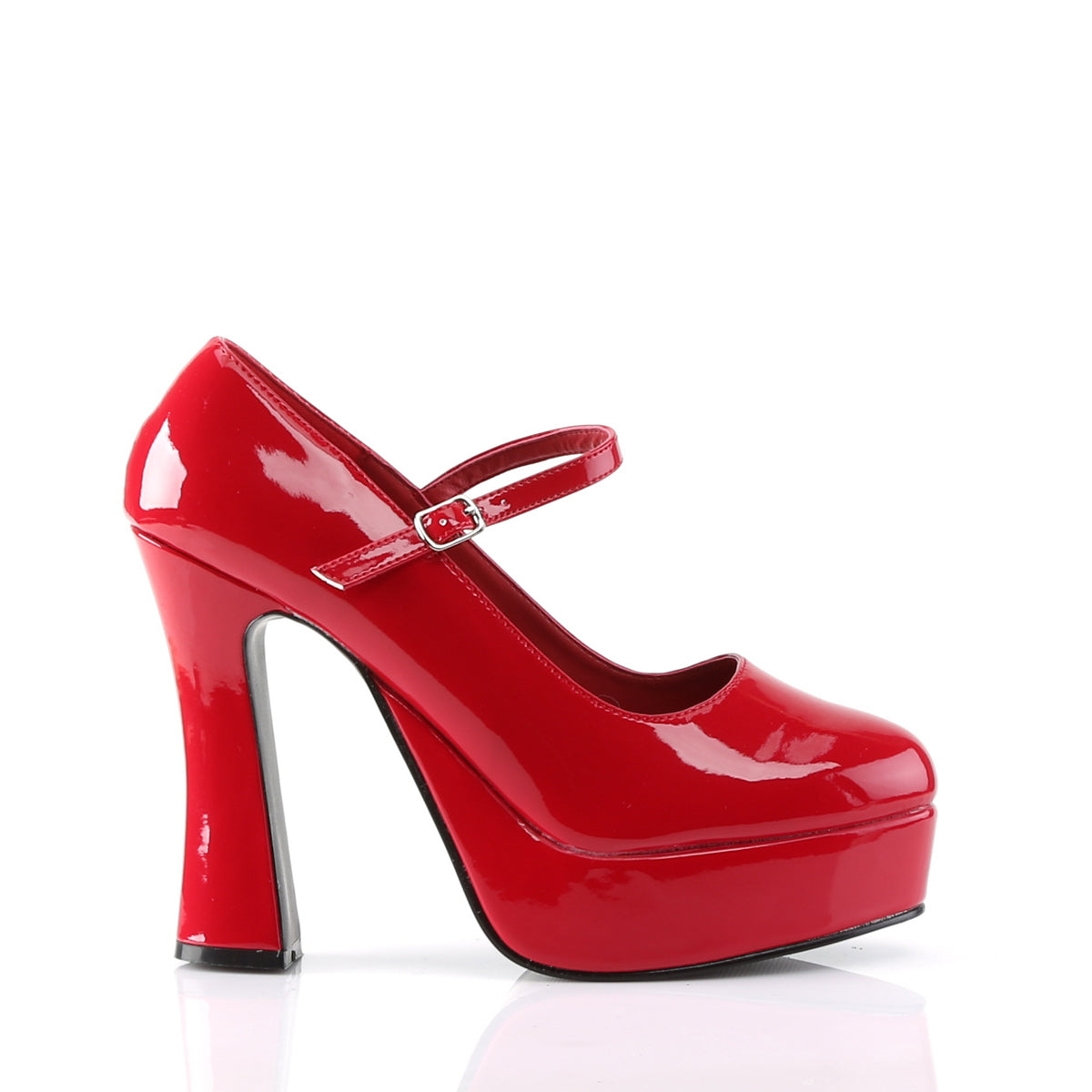 5" Chunky Heel Mary Jane PF Pump (Demonia DOL50/B)