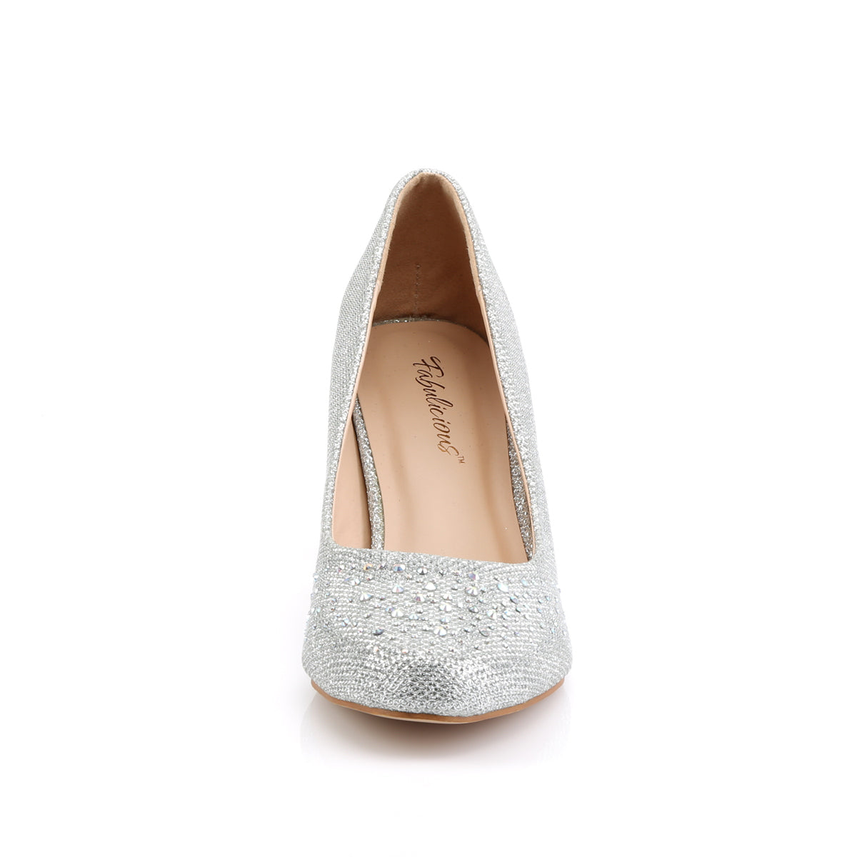 *2 1/2" Kitten Heel, Pump Embellished w/RS Glitt (Fabulicious DORIS06/NUGFA)