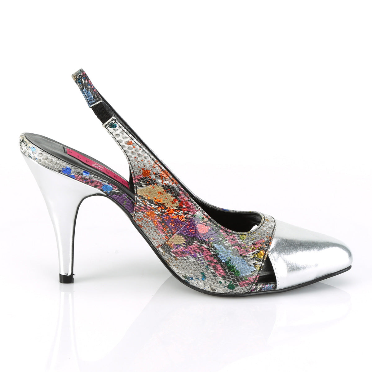*4" Heel Sling Back Pump (Pleaser Pink Label DRE405/BEPU-SMPU)