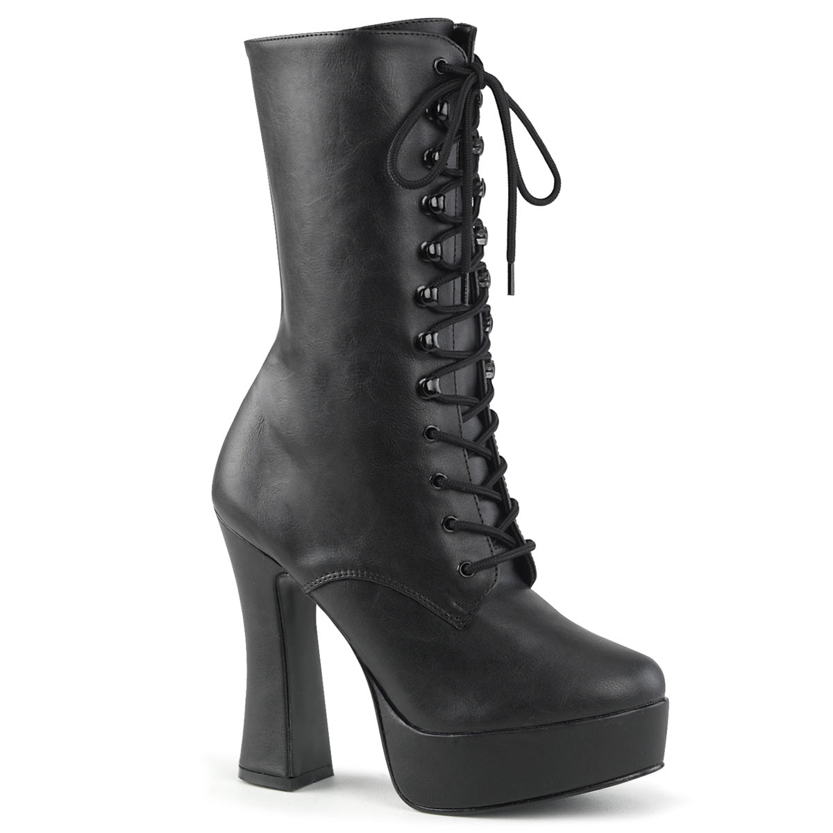 5" Stack Heel, 1 1/2" PF Ankle Boot (Pleaser ELE1020/B)