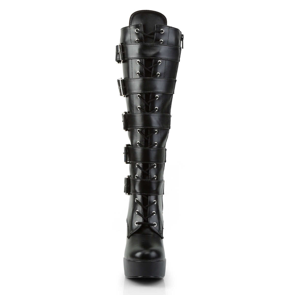 5" Stack Heel, 1 1/2" PF Boots (Pleaser ELE2042/B)