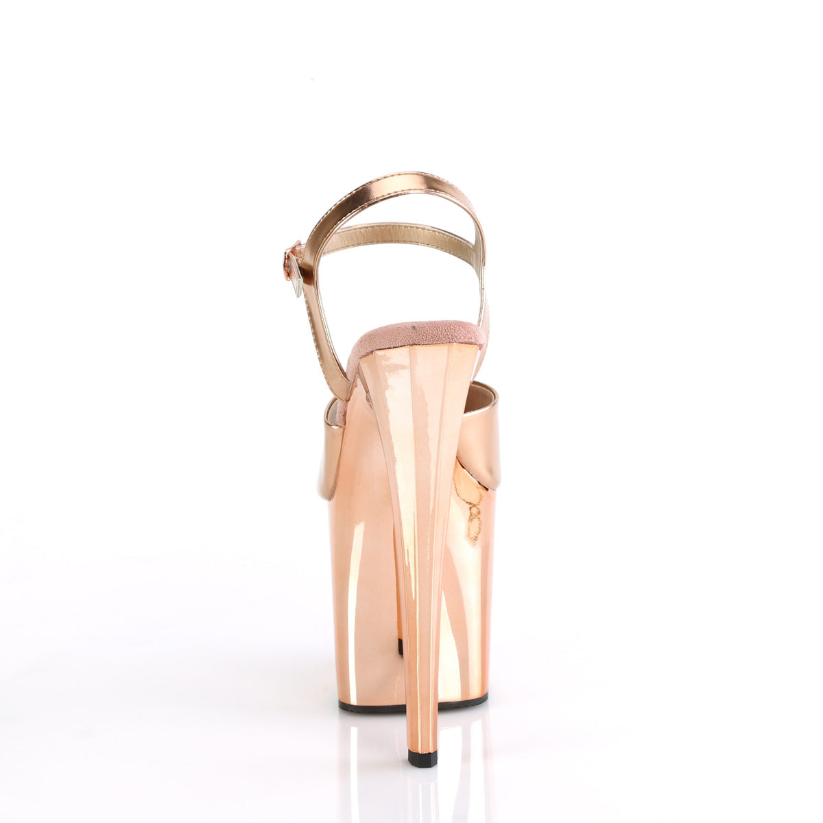 8" Heel, 3 3/4" PF Ankle Strap Sandal (Pleaser ENC709/B/M)