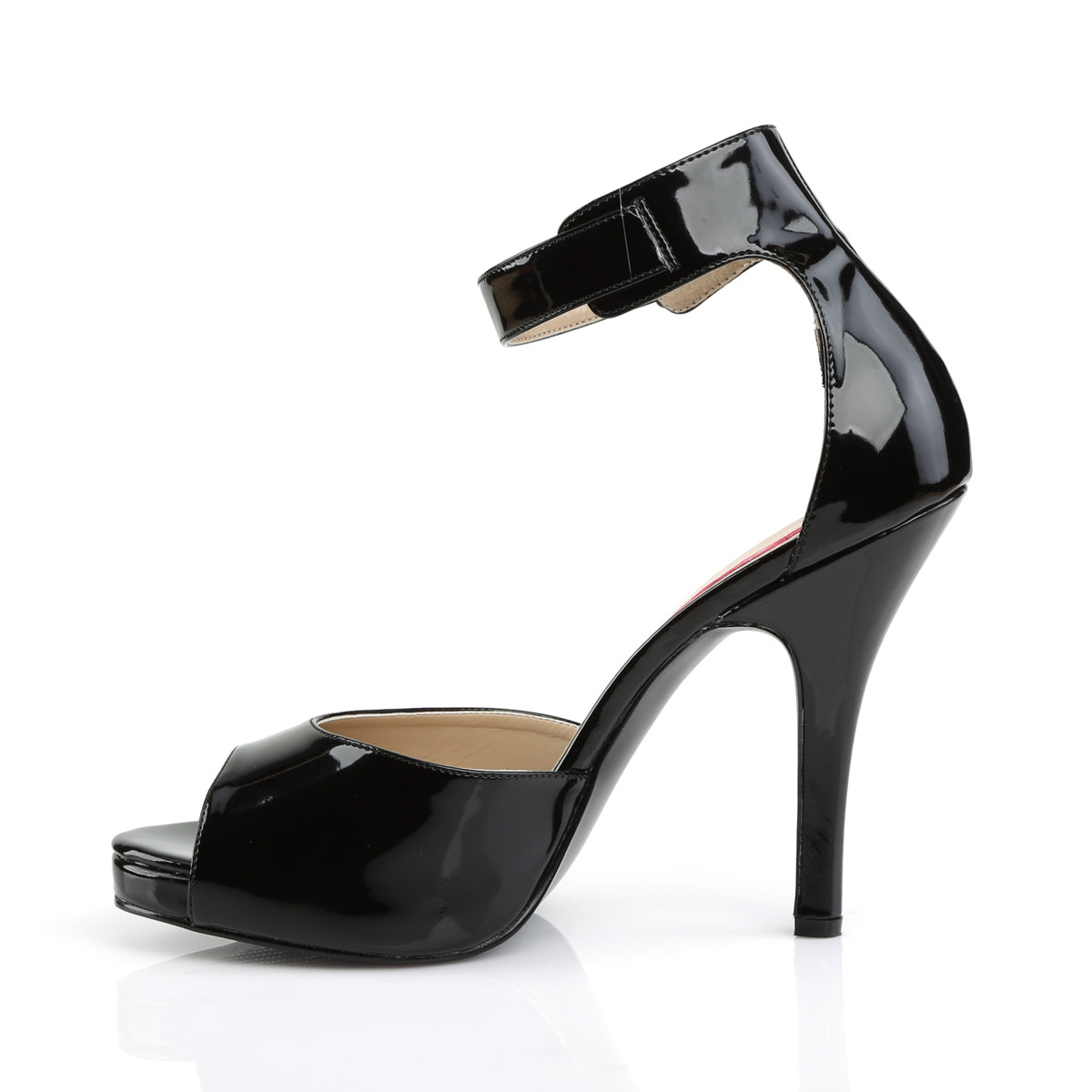 *5" Heel, 1/2" PF Closed Back Sandal W/ Buckled Ankle Strap (Pleaser Pink Label EVE02/B)