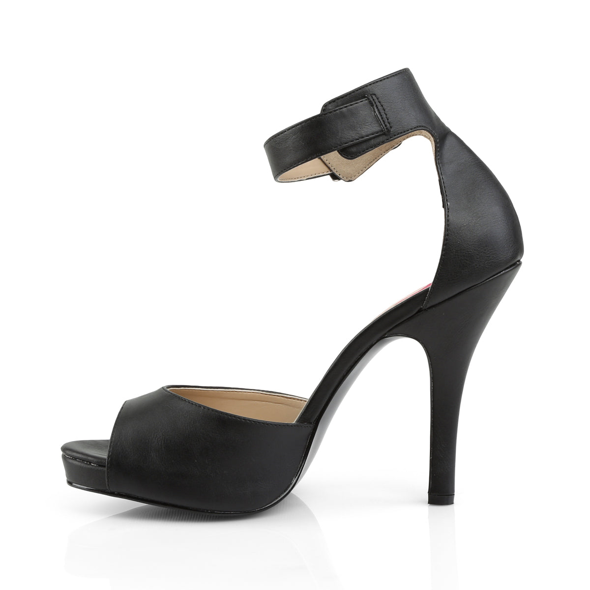 *5" Heel, 1/2" PF Closed Back Sandal W/ Buckled Ankle Strap (Pleaser Pink Label EVE02/B)