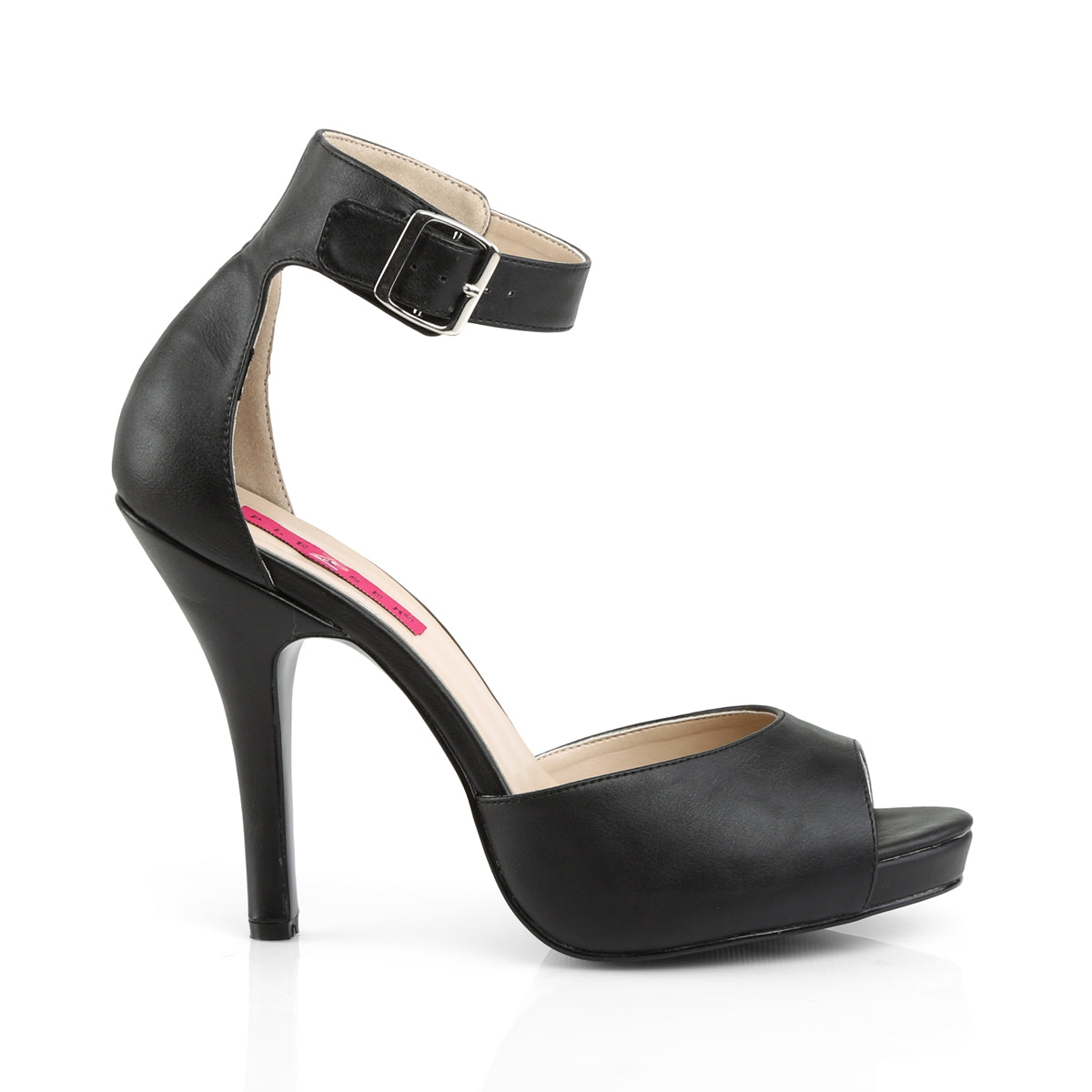 *5" Heel, 1/2" PF Closed Back Sandal W/ Buckled Ankle Strap (Pleaser Pink Label EVE02/B)