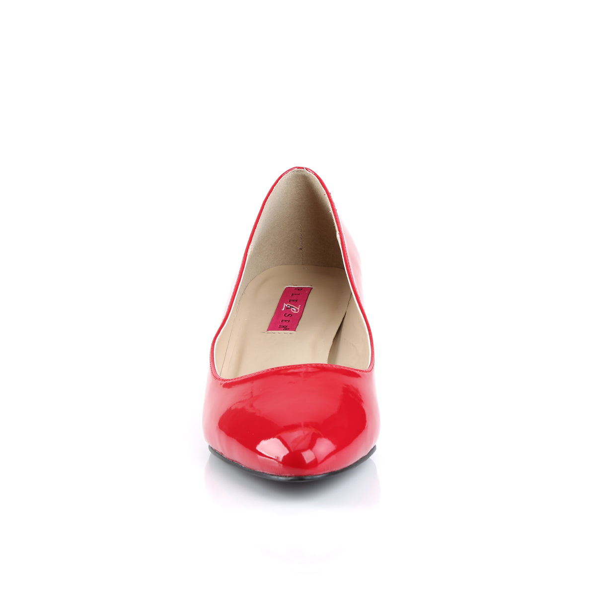 2" Block Heel Classic Pump (Pleaser Pink Label FAB420/B)