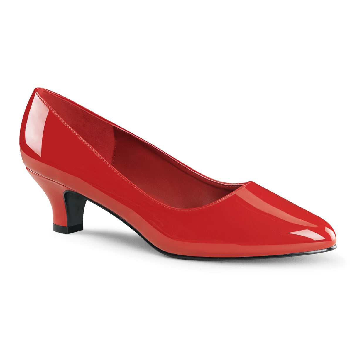 2" Block Heel Classic Pump (Pleaser Pink Label FAB420/B)