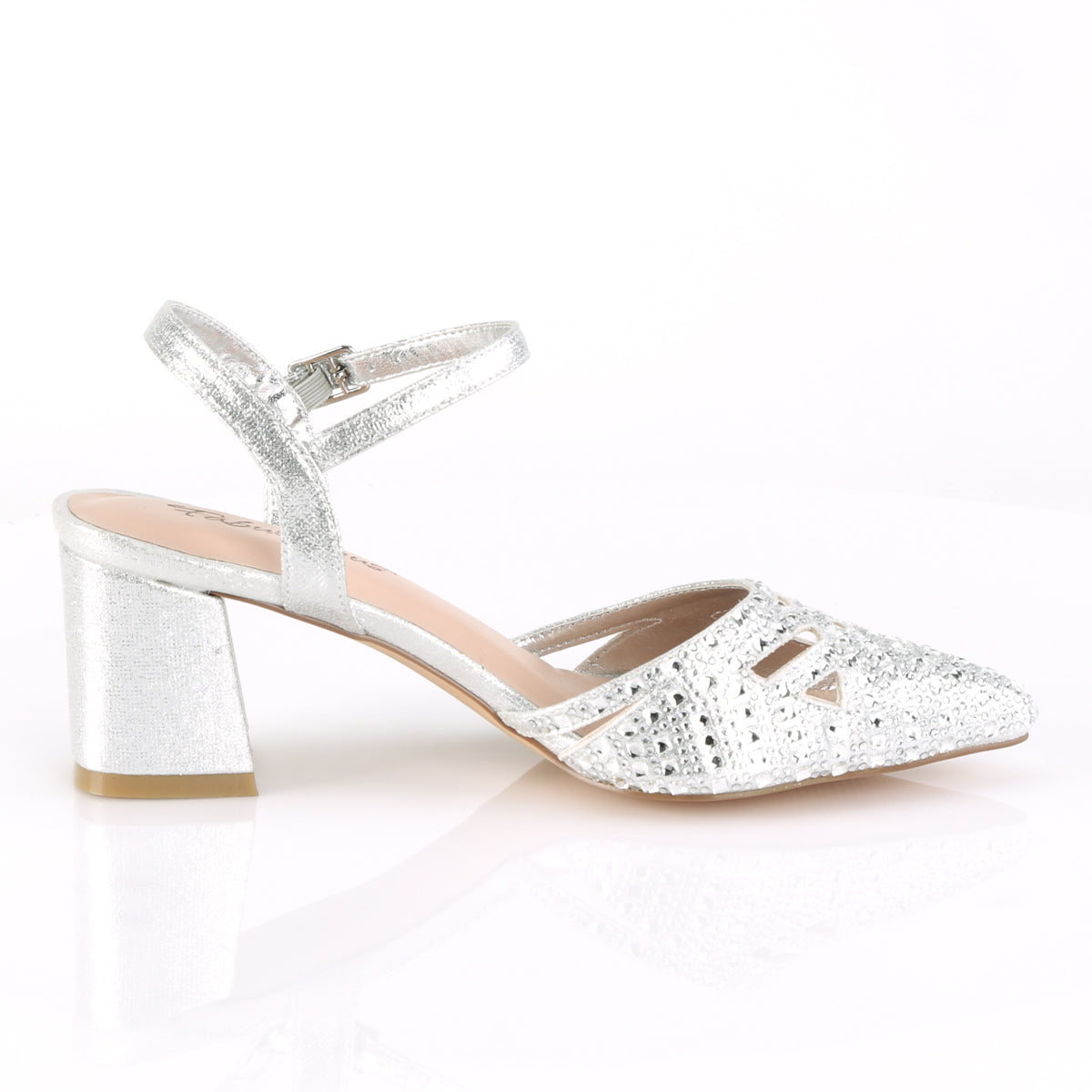 *2 3/4" Block Heel Ankle Strap Pump (Fabulicious FAYE06/SFA)
