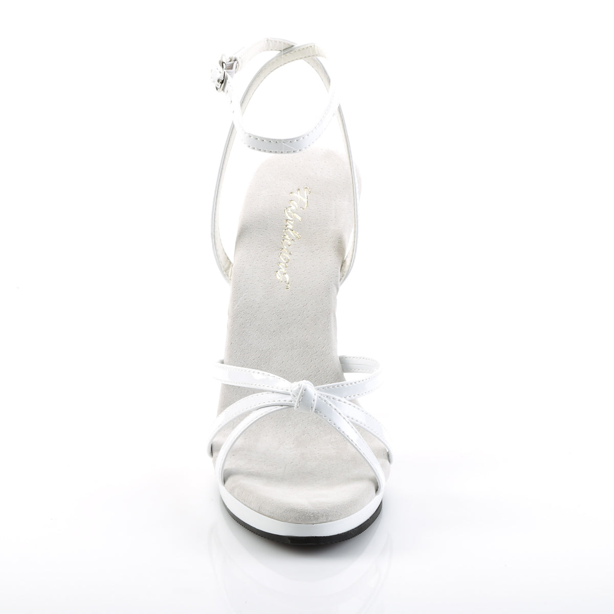 4 1/2" Heel, 1/2" PF Strappy Ankle Wrap PF Sandal (Fabulicious FLA436/B/M)