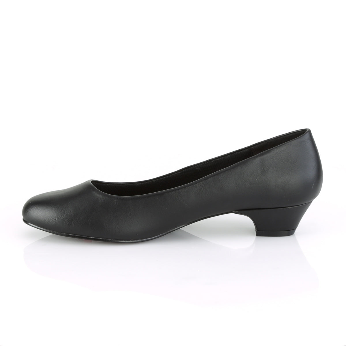 *1 1/4" Block Heel Classic Pump (Pleaser Pink Label GWEN01/B)