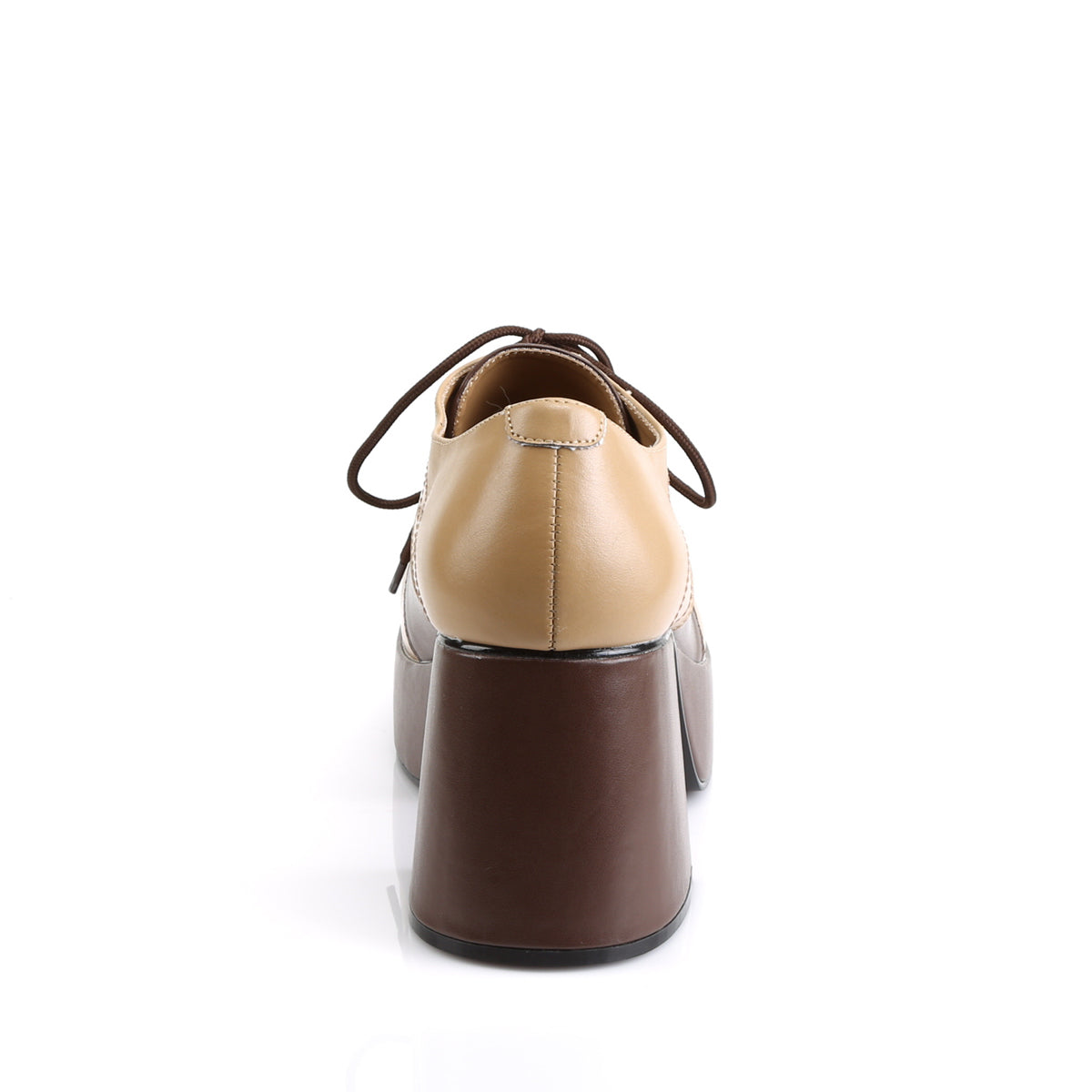 3 1/2" Block Heel, 1 1/2" PF Men's Spectator Oxford Shoe (Funtasma JAZZ06/T-BNPU)