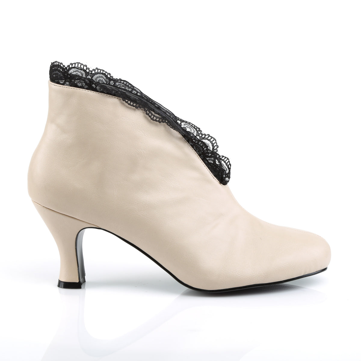 *3" Heel Slip-on Ankle Boot (Pleaser Pink Label JENNA105/CRPU-LC)