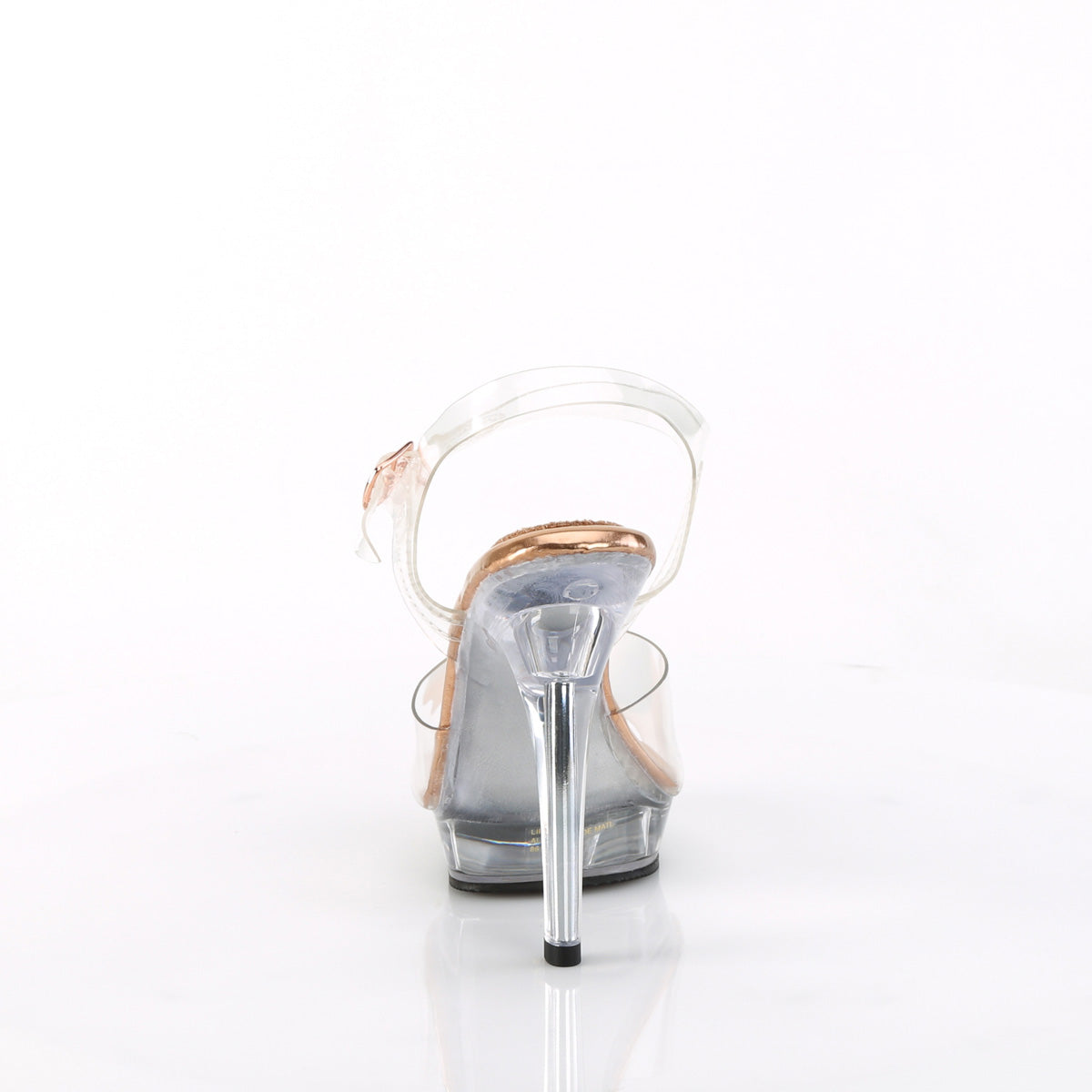 *5" Heel, 3/4" PF Ankle Strap Sandal (Fabulicious LIP108/C-ROGD/ROGDCH)