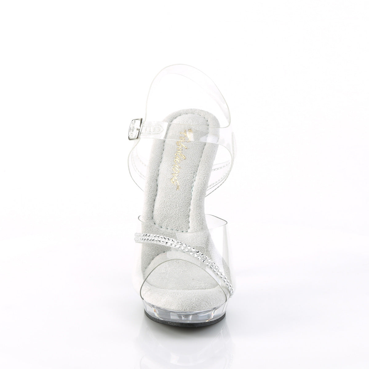 **5" Heel, 3/4" PF Ankle Strap Sandal w/ RS (Fabulicious LIP108R/C/M)
