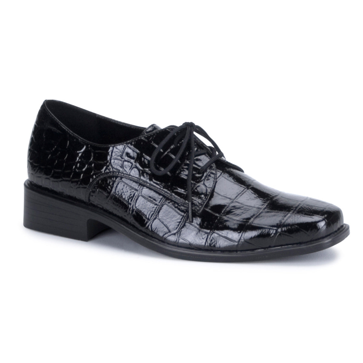 *Men's Faux Alligator Loafter Shoe Featuring a Side buckle (Funtasma LOA17/B)