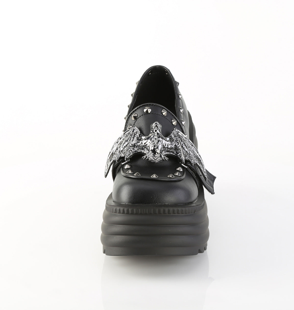 4 1/2" Platform Loafer Shoe (Demonia MOR56/BVL)