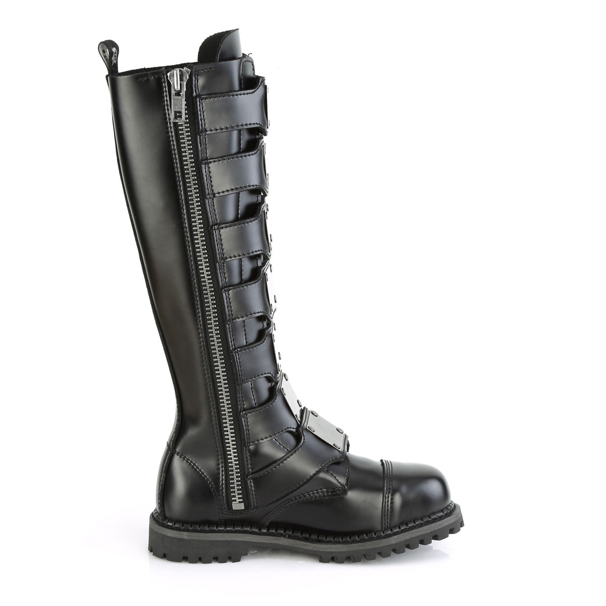 Unisex Steel Toe Knee Boot, Rubber Sole (Demonia RIOT21MP/BLE)